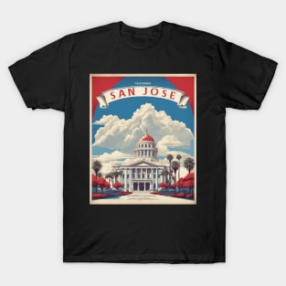 San Jose California United States of America Tourism Vintage Poster T-Shirt